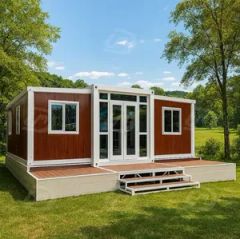 Customized Color 40FT 3 Bedroom Modular Transportable Homes Prefabricated Expandable Container House - Image 1