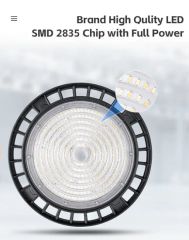 Dimmable 3CCT UFO LED High Bay Light for Warehouses - Image 6