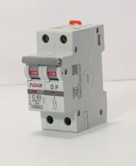 63A Double Pole (DP) MCB, 220V No Of Pole 2 Rated Current 63A Service Life Longer Power/Voltage (V) 220V Thermal Capability - Padam Electricals Limited