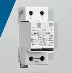 Surge Protection Device SPD Color White Model SPD-AU Voltage 440 V Size 1p+n, 3p+n Usage Industrial Product Brand Lauritz - ElektroWelt