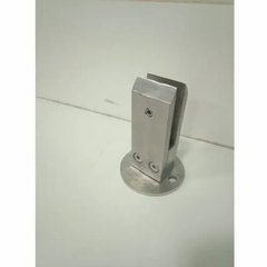 4 Inch SS Glass Square Spigot, Grade: 304 Grade 304 Brand A-RAIL Material 304 Height 4 INCH Design Standard Packaging Size - Image 2