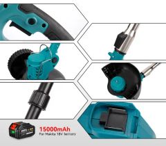 Lithium Ion Lawn Mower Small Household Multifunctional Folding Lawn Mower Wireless - Image 5