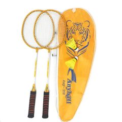 Model 216 Factory Wholesale Steel Alloy Badminton Racket Full Cover Bag Pack Iron Badminton Racquets 1 Pair - Image 2