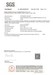 Reach SVHC-209 certificate from Fuqing Shengde Plastic & Rubber Products Co., Ltd.
