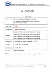 OBS certificate from Shenzhen Tongchuang Mechatronics Co., Ltd.