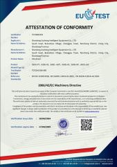 Pile driver EU certificate from Shandong Jiusheng Intelligent Equipment Co., Ltd