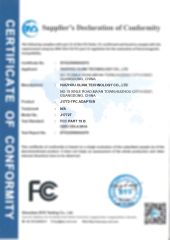 FCC(J1772-TPC) certificate from Huizhou Olink Technology Co., Ltd.