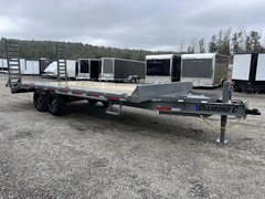2024 Diamond C 8.5×20 20K Deckover Equipment Trailer w/ 72” Flip-Knee Ramps - Image 1