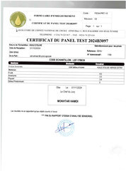 Laboratory Verified by ONH-Sfax (Tunisia's National Oil Office) certificate of Sidi Ahmed Tellili For Agriculture Production – certificate photo, supplier certificates section