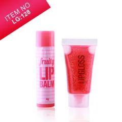 Lip Balm & Soft Tube Lip Gloss with Backing Card - Image 1