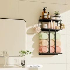 Cross Border Custom Spray Paint Bathroom Towel Racks - Image 1
