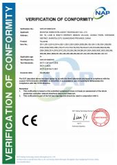 CE certificate from Shantou Xinbo Intelligent Technology Co., Ltd