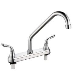 ABS Kitchen Faucet with Two Handles JY 1015 Good Chrome Finish - Taizhou Luqiao Jingyue Plastics Factory
