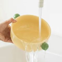Modern Contrast Ceramic Rice Noodle Bowl 11.5*6cm Serving Handle FDA CE 15D Oven Microwave Dishwasher Freezer - Image 5