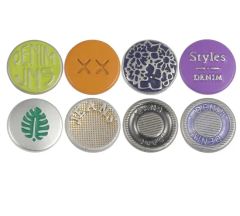 Fashion Custom Logo Engrave Metal Jeans Rivets Press Stud Head Garment Rivet Buttons - Image 3