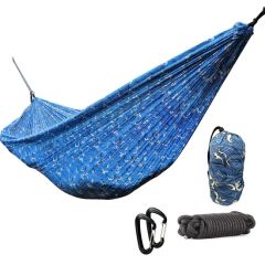 Carabiners Portable Set Camping Ripstop Parachute Nylon Durable Hammock - Image 6