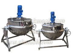 300L Steam Cooker with Double Jacketed Cooker - Image 4