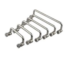 Folding Pull Handle for Furniture Stainless Steel Tool Box Type Latch Material Steel Model NO. WD1603 HS Code 8481804090 - Image 4
