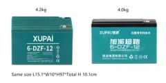 12V 12ah Deep Cycle Sealed Lead Acid Battery AGM for Electric E-Bike Scooter 6-Dzm-12 - Xupai International Trade Co., Ltd.