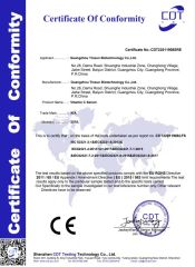 CE certificate of Guangzhou Tinsun Biotechnology Company Limited – certificate photo, supplier certificates section