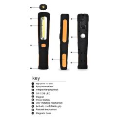 Universal LED Working Light Rechargeable LED Car Work Light - Image 2