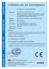 CE certificate of JIANGXI DESHAO TRADING CO., LTD. – certificate photo, supplier certificates section