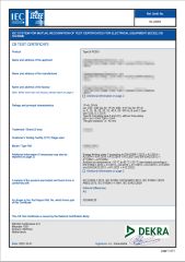 CB certificate from Wenzhou Huishang Electric Co. Ltd.