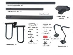 2 Bikes Folding Platform Style Bike Rack Hitch Mounted Bicycle Car Rack Carrier - Image 4