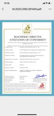 CE certification for palletizer certificate from Shanghai Joinsun Machinery Project Co., Ltd.