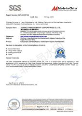 SGS Report Certification certificate from Champions Industry Co., Limited