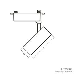 Compact Slim Watts Adjustable Mini LED Track Light - Image 2