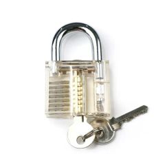 11 PCS Supplies 1 Transparent Lock Professional Practice Locksmith Lock Pick Set - Image 2