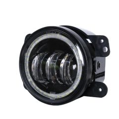 4 Inch LED Fog Lights W/White DRL LED and Amber Turn Signals LED Headlight for Jeep Wrangler - Image 3