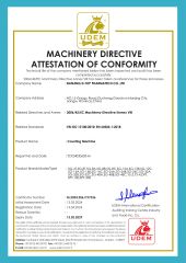 Counting Machine certificate from Nanjing D-Top Pharmatech Co., Ltd.