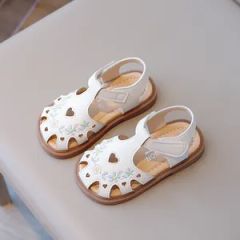 Girls' Sandals Season Summer Gender Unisex Trademark OEM Mini Order Yes Material PU+TPR Origin Shanghai, China Supply Type in-Stock - Image 2