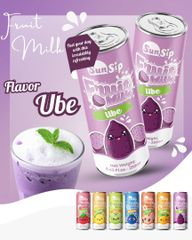 Ube Fruit Milk 325ml Can Private Label - Image 1