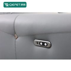 Contemporary Customized Italian Leather Recliner Sofa for Living Room - Image 6