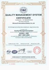 ISO 9001 certificate certificate from Microcell International Battery Co., Ltd.