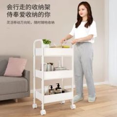 Multi-Layer Trolley Food Racks Household Mobile Racks Kitchen Multi-Functional Storage Racks - Image 4