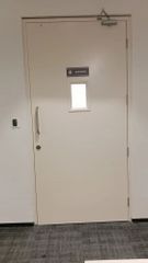Clean Room Doors Hardware SS 304 Door Width 900 mm Door Height 2200 mm Fire Rating 120 Min Door Type Single Leaf View Panel Small - Image 3