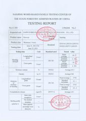 Plywood Certificate certificate from SHOUGUANG DAWN FOREST WOOD CO., LTD.