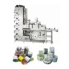 Sticker Label Flexo Printing Machine Power 22kw Dryer UV& IR Origin China Weight 2800kg Model NO. RY320 HS Code - Image 1