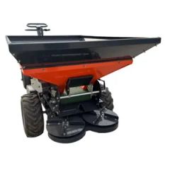 CE Certified Self-Propelled Dual-Purpose Spreader Wide-Area Rotary Lawn Feed Spreader Agricultural Gasoline Fertilizer Spreader - Image 4