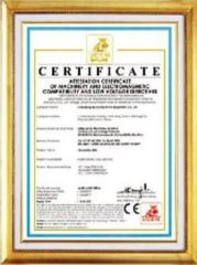 CE certificate of Shandong Leo International Trading Inc. – certificate photo, supplier certificates section