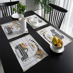 Custom Design Heat Resistant Table Place Mats for Home Restaurants - Image 2