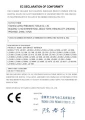 CE3 certificate from TAIZHOU LIZHOU PNEUMATIC TOOLS CO., LTD.