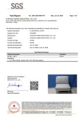 CERTIFICATE certificate from Foshan Hanse Industrial Co., Ltd.