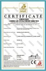 CE certification certificate from Qingdao Star Machine Technology Co., Ltd.
