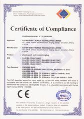 EMC certificate of Shenzhen Raymo Electronics Technology Limited – certificate photo, supplier certificates section