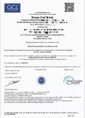 Our certificates certificate from Jiangmen Neiyishe Garment Co., Ltd